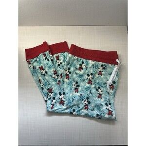 Little Sleepies Women’s Disney Mickey Winter Wonderland Pajama Joggers XL Bamboo